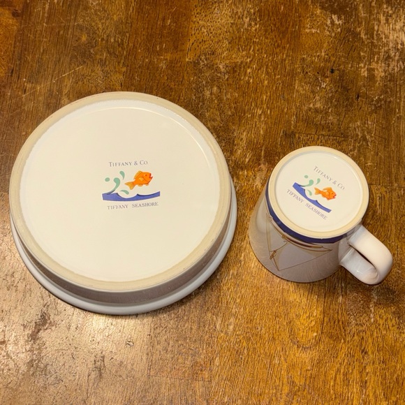 Tiffany & Co. Seashore Bowl & Cup Set - Picture 4 of 12